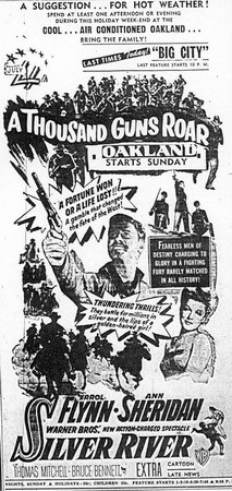 Oakland Theatre - Old Ad